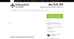 Desktop Screenshot of dubuquefest.org